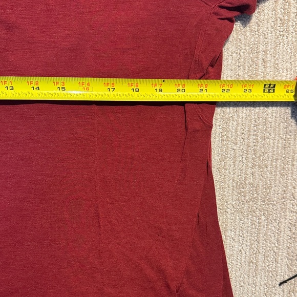 Lululemon Somatic Aero Short Sleeve Men's Size XL Red Shirt - Picture 6 of 9